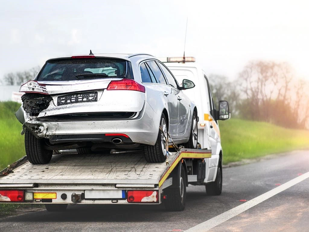 véhicule accidenté